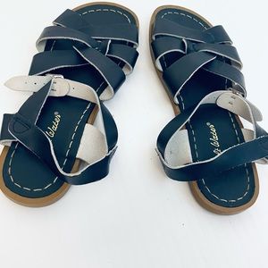 Saltwater Sandals-never worn outside!